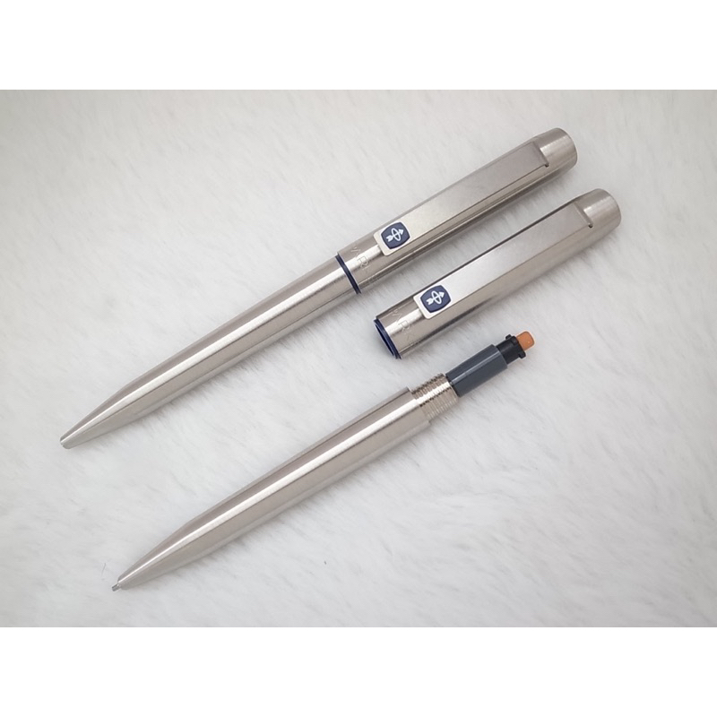稀有庫藏新品！英國🇬🇧製 派克Parker 25全鋼原子筆與0.5mm自動鉛筆對筆
