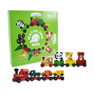 (新品故障包退)木製磁性小火車 磁吸玩具 兒童木製玩具 火車積木 益智早教 臺灣製造 頑玩具