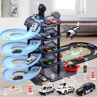 兒童玩具 益智玩具 兒童玩具車 軌道車 停車場 玩具車 小汽車套裝 各類車 消防 警察 3-4歲兒童 益智 男孩