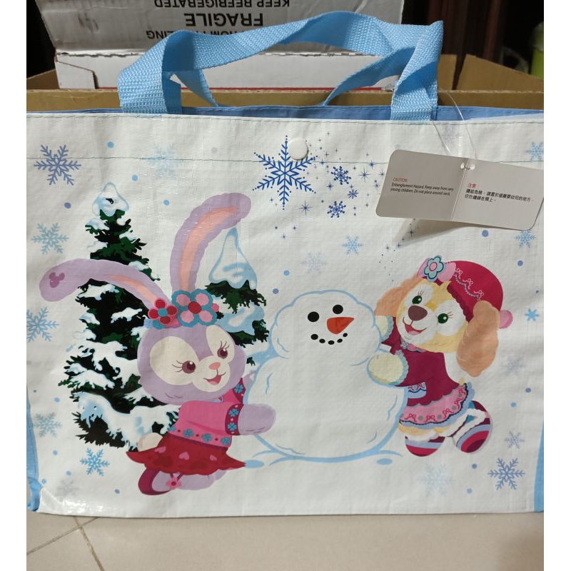 香港迪士尼樂園冬日限定造型小環保包 購物袋