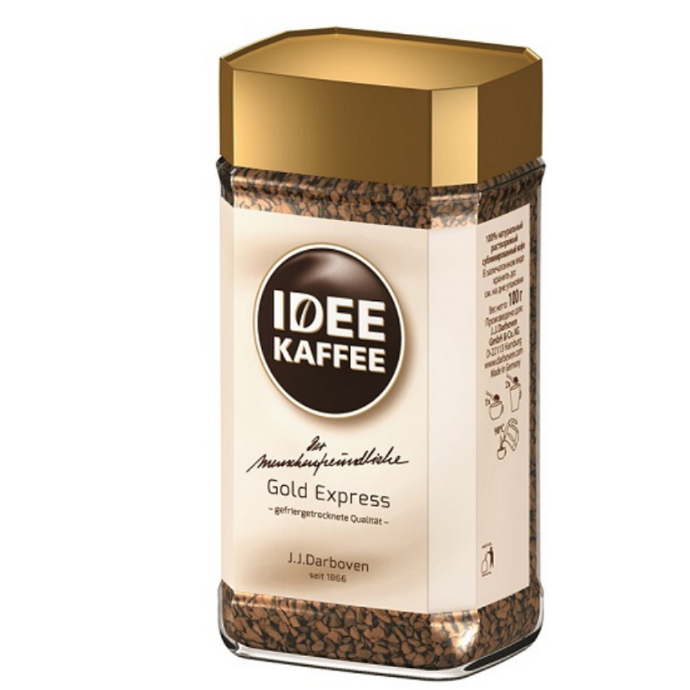 NG即期商品 德國IDEE金牌即溶咖啡低刺激性(100g)有效日期2024/11/24外觀標籤不完整