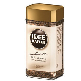NG即期商品 德國IDEE金牌即溶咖啡低刺激性(100g)有效日期2025/2/1外觀標籤不完整