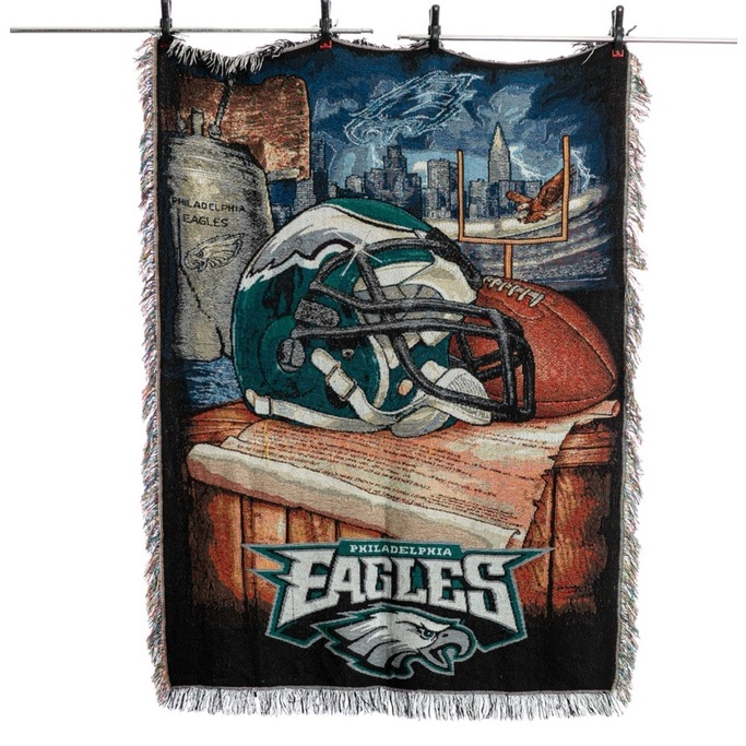 NFL Philadelphia Eagles Rug 美式足球費城老鷹針織毯 二手 古著 Vintage 地毯 地墊