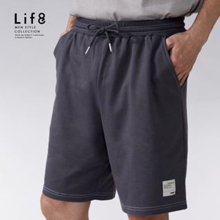 Life8-簡約百搭 棉質休閒短褲-02665