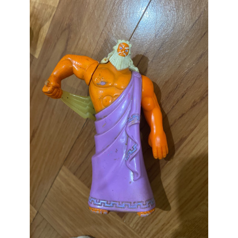 迪士尼 Disney 大力士卡通 角色 宙斯角色玩具