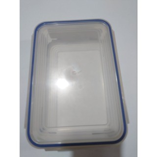 KLIP FRESH塑膠保鮮盒1.1L/水藍色收納盒兩入組
