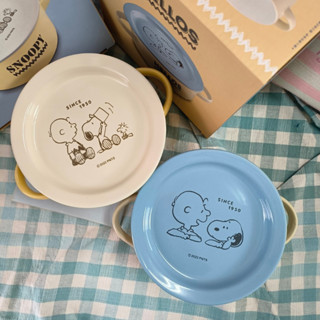 💗正版現貨💗史努比 雙耳湯碗二件組 陶瓷碗 泡麵碗 陶瓷 餐具 隔熱碗 密封碗 便當碗 盤子 上班族 學生 野餐 餐盤