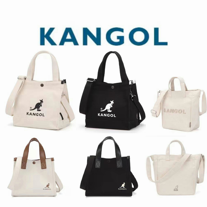 【tiny spot】KANGOL手提包 帆布包 托特包 時尚 兩用包 側背包 斜背包  手機包 購物袋 韓國代購包包