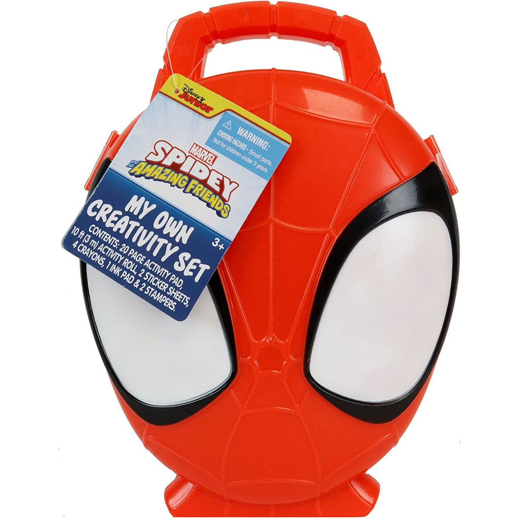 預購🚀空運🚀美國專櫃 Marvel Spiderman 蜘蛛人 手提盒 畫畫 畫本 印章 彩色筆 繪畫玩具 Spidey
