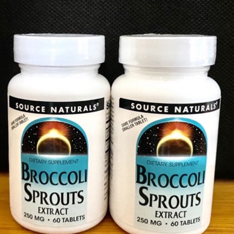 Source Naturals花椰菜芽萃取 提取物BROCCOLI SPROUTS Extract西蘭花60顆250mg