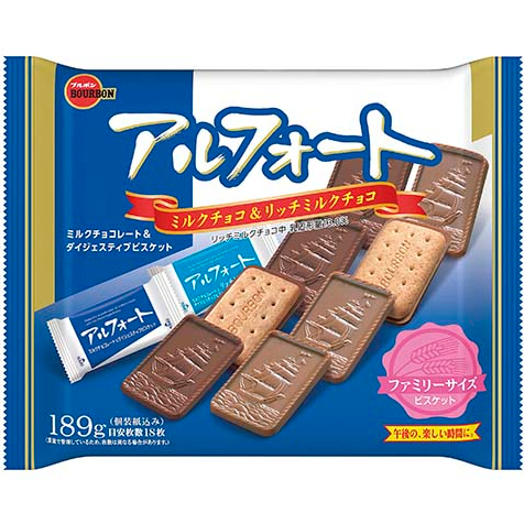 日本 BOURBON 北日本 帆船餅乾家庭包   牛奶&amp;濃乳巧克力風味 草莓   栗子