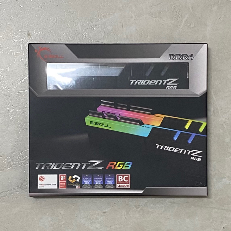 芝奇G.SKILL幻光戟 8GBx2 雙通道 DDR4-3600