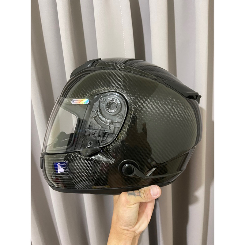 ZEUS 碳纖維全罩式安全帽ZS-1200E