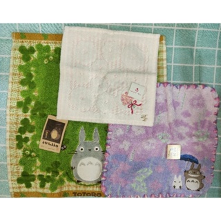 龍貓手帕TOTORO 龍貓 立體方巾 毛巾 手帕 日本購入正版品