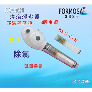 【七星淨水】P1除氯蓮蓬頭.沐浴器淨水器.沐浴禮品.濾心.衛浴裝置 旅遊 水龍頭過濾器(貨號:021)