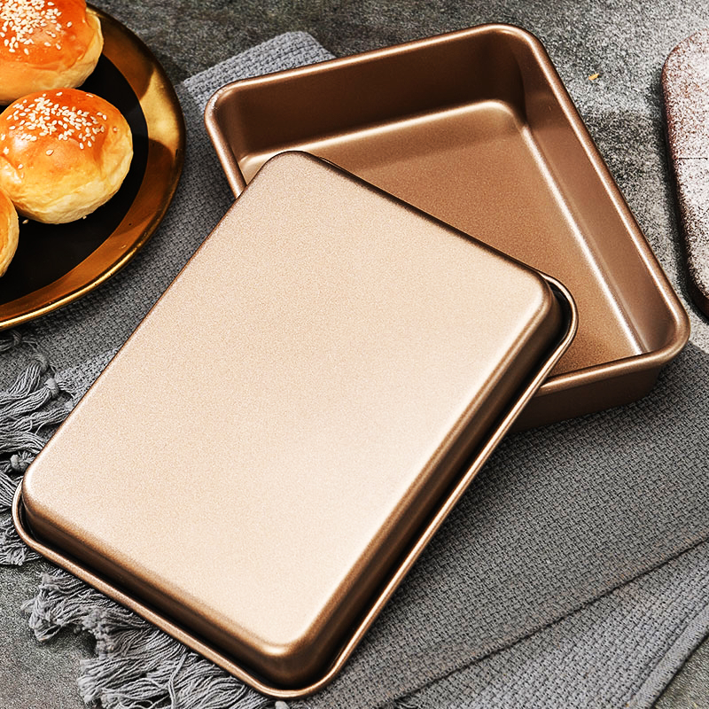 金色9吋深烤盤 加厚碳鋼 不沾戚風起士蛋糕模具 家用烤箱模具