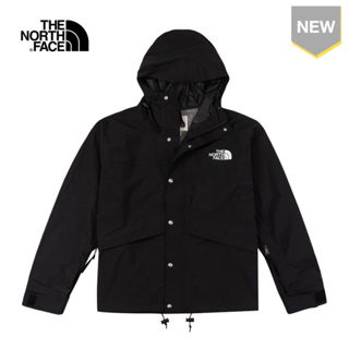 [經典ICON] The North Face 北面男款黑色防水透氣復古風格衝鋒衣/7UR9JK3