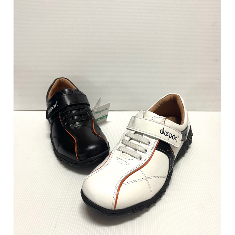 ☆地之柏- 806 男 台灣製造 車縫 真皮氣墊 休閒運動鞋 (特價1490) 黑 白