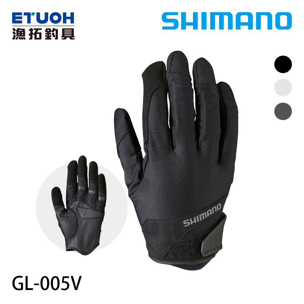 SHIMANO GL-005V 黑 [漁拓釣具] [鐵板手套]