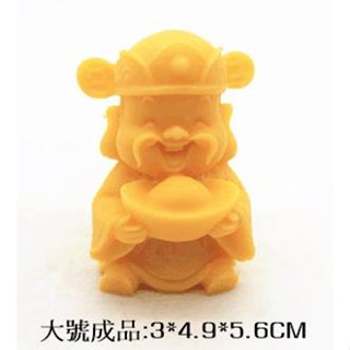 附包裝袋(052) DIY樂樂 立體財神爺/彌勒 翻糖模具 矽膠模具 巧克力模型 手工皂模 蛋糕模具 花邊裝飾 蠟燭