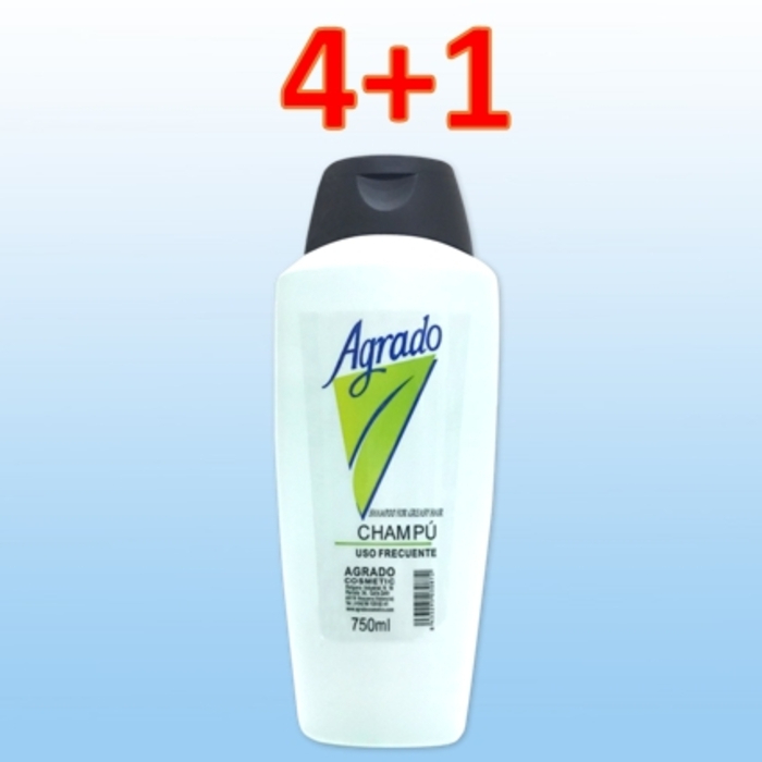 【AGRADO】客疲顏深層洗髮精(油性頭皮/髮)750ml--4+1瓶