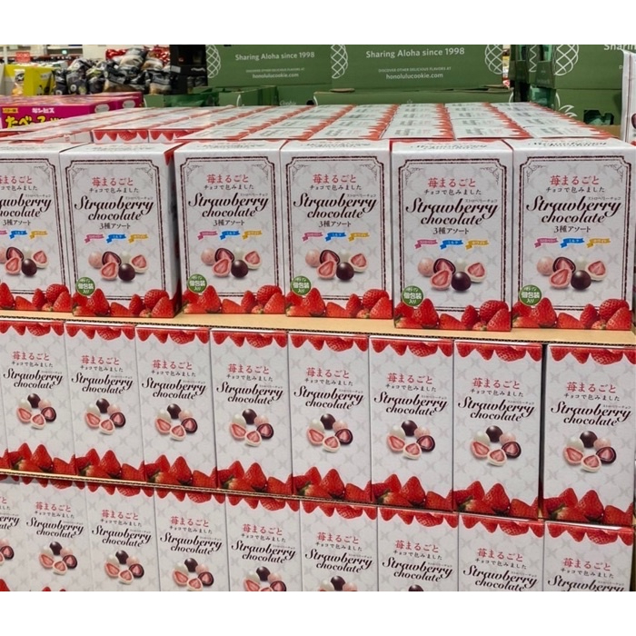 現貨～日本🇯🇵好市多家庭版草莓巧克力