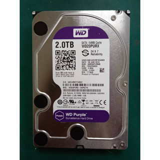 二手良碟WD20PURX 紫標 2TB 3.5吋監控系統硬碟