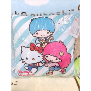 正版 三麗鷗 雙子星 KIKI&LALA HELLO KITTY 方枕 抱枕