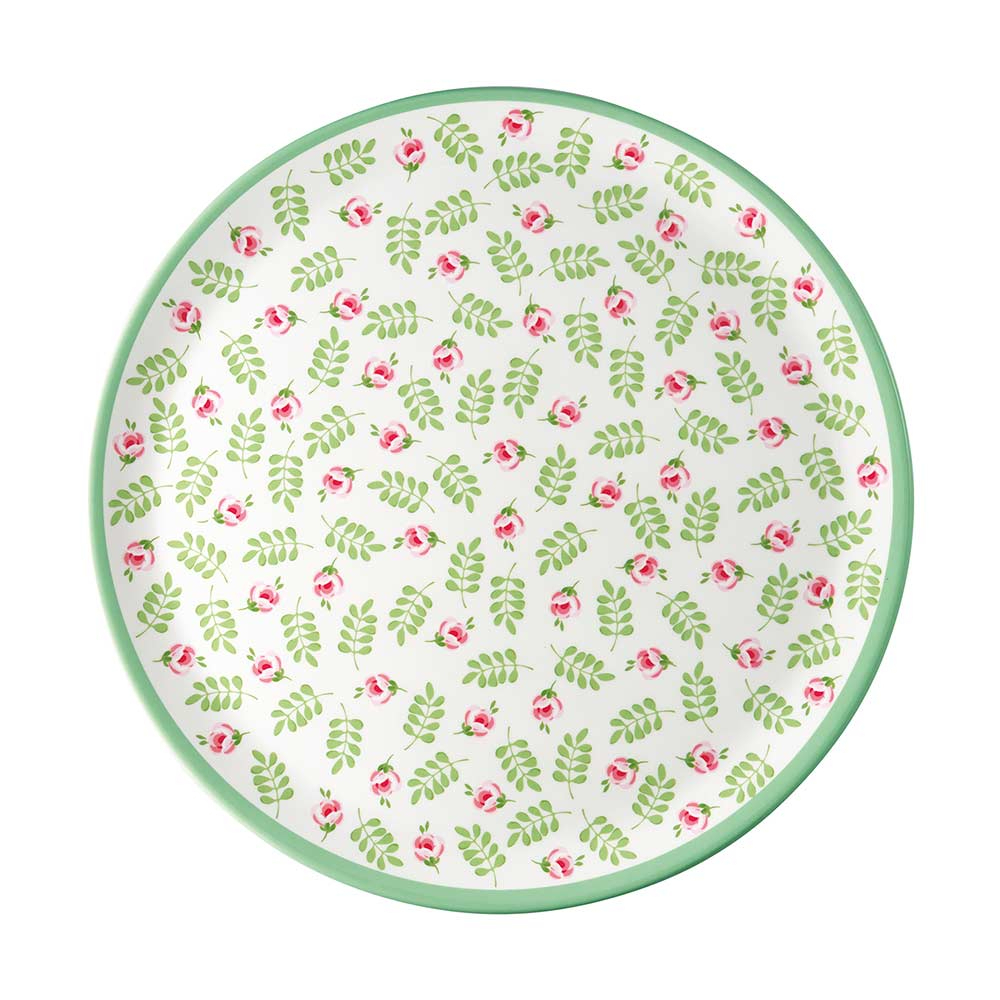 【丹麥GreenGate】Lily petit white 美耐皿餐盤25.5cm《WUZ屋子-台北》美耐皿 餐盤 盤