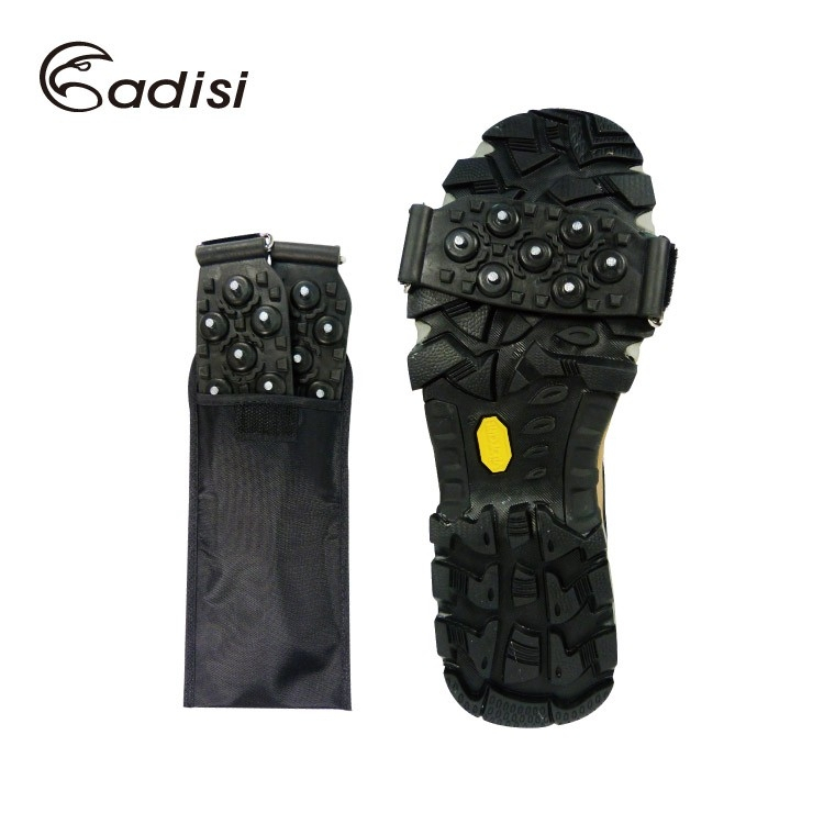 ADISI 簡易型防滑釘鞋套 AS14148 / 附外袋 / 雪地旅行裝備 / (單一尺寸)