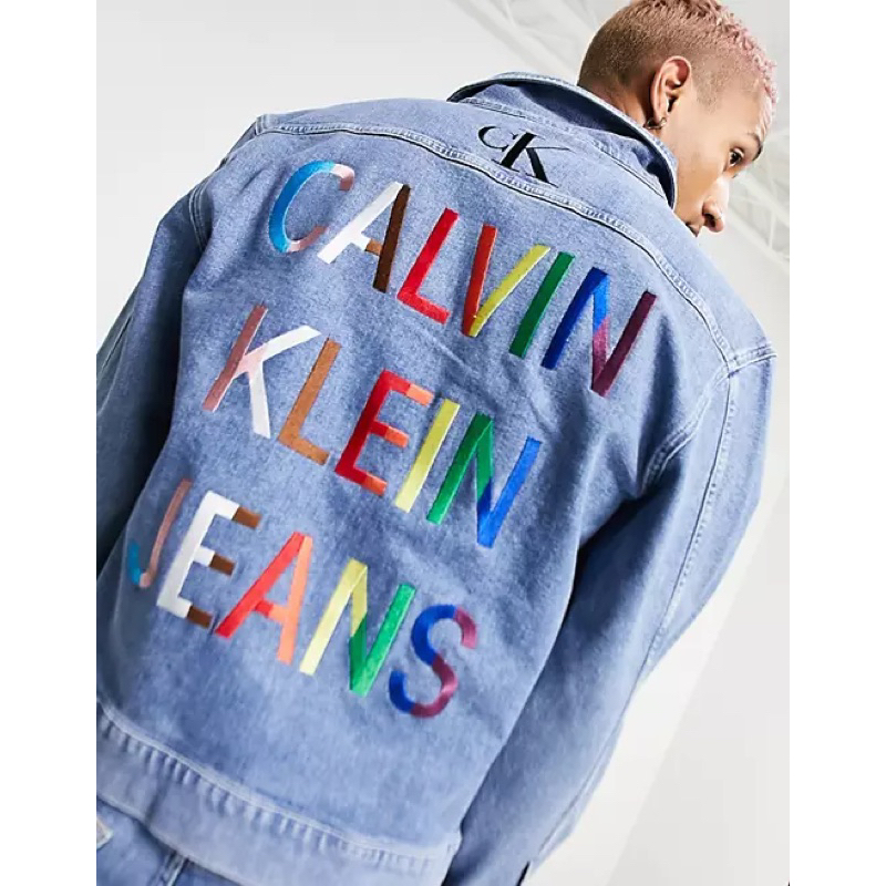 Calvin Klein Jeans PRIDE GRAPHIC JACKET 牛仔外套 丹寧