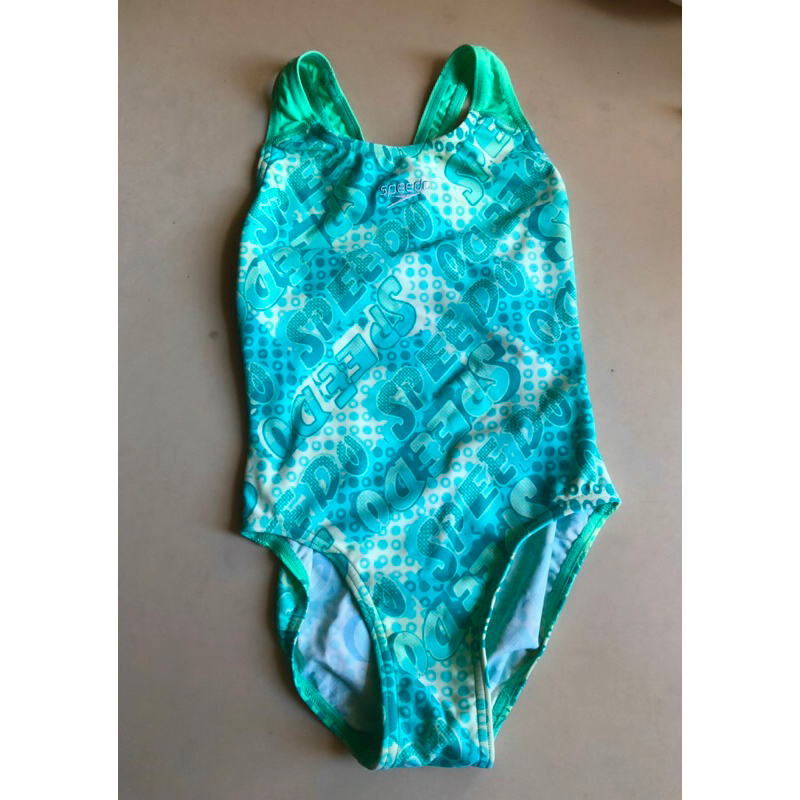 二手 Speedo 女童 泳裝 128公分