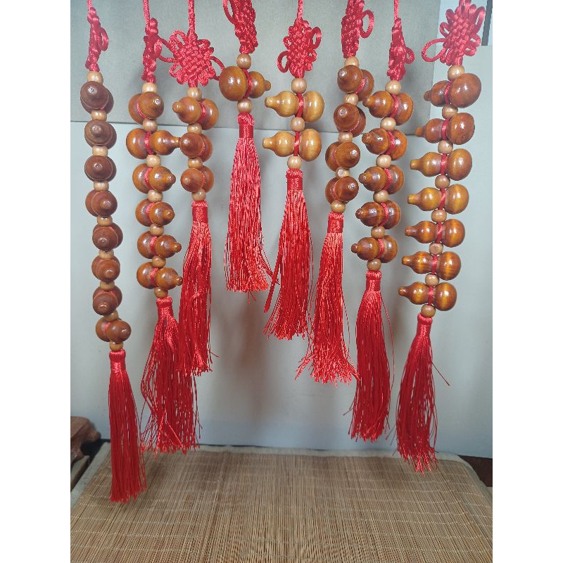 福祿  原木 葫蘆串吊飾