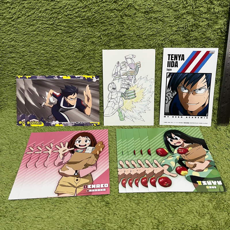 我的英雄學院 特典 明信片 卡片 animate 安利美特 購物 飯田 飯田天哉 麗日 麗日御茶子 蛙吹 蛙吹梅雨