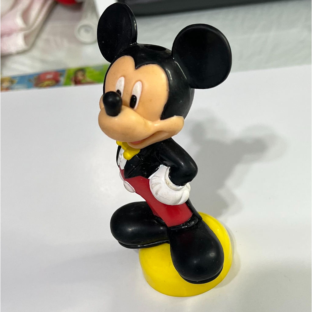 【二手】東京迪士尼樂園出品 米奇 Mickey 保特瓶吸管瓶蓋 (限量)