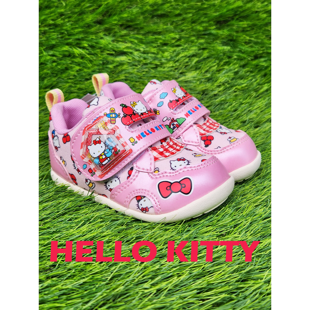 *十隻爪子童鞋*Moonstar日本月星 HELLO KITTY可愛粉色機能童鞋  學步鞋 寶寶鞋