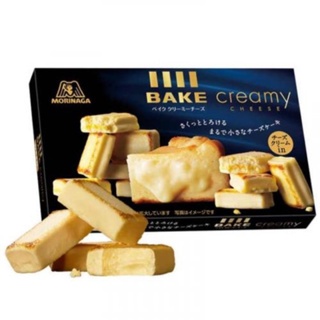 日本 森永 BAKE CREAMY 濃厚奶油起司磚（10入）