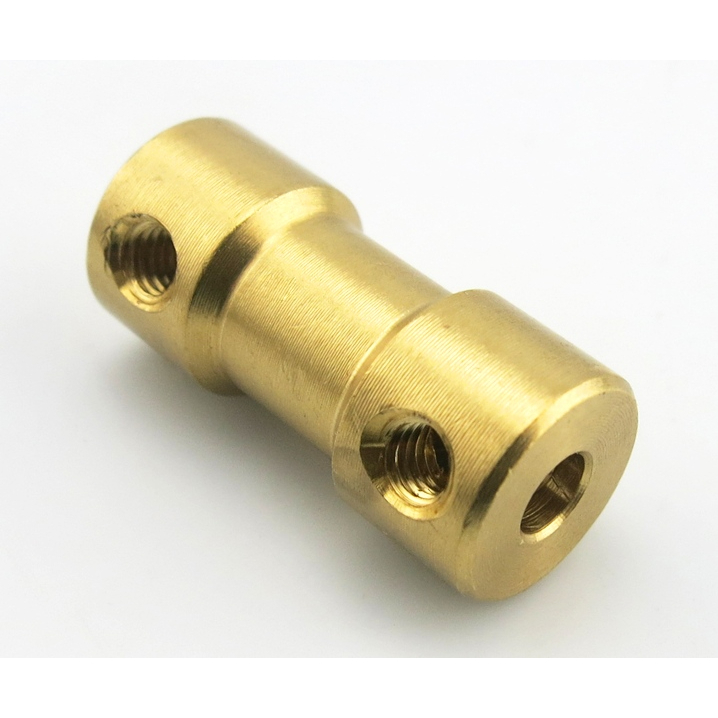 08101 3轉3mm 連軸器 聯軸器 黃銅 齒輪包 變速箱 塑膠齒輪 DIY 科學玩具 實驗器材 聯軸器 黃銅 3-3