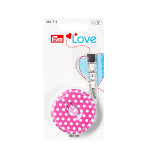 【臺灣喜佳】【德國品牌Prym】縫紉精品/縫紉工具/Love系列-150cm捲尺(粉紅色)