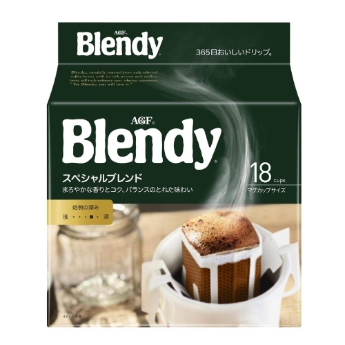【地方媽媽】日本 AGF Blendy濾掛咖啡 特級/芳醇/摩卡/ 18袋隨身包