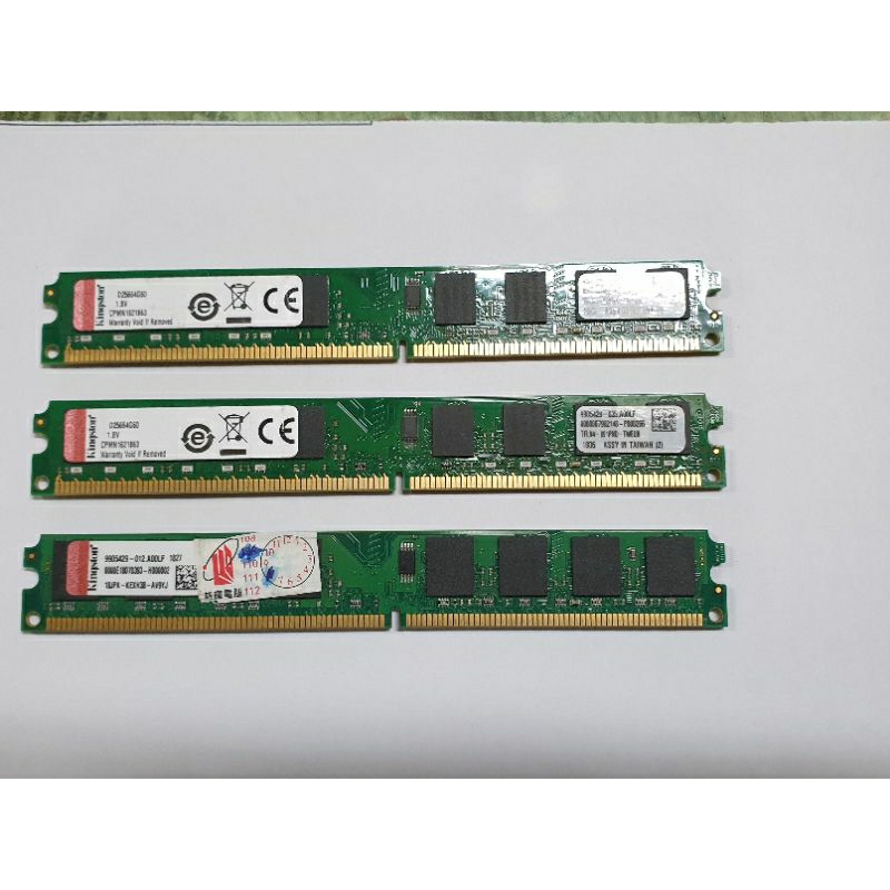 含稅  金士頓 DDR2 800 2GB d25664g60 原廠終身保固 DDR2 2GB 桌上型記憶體 04R241