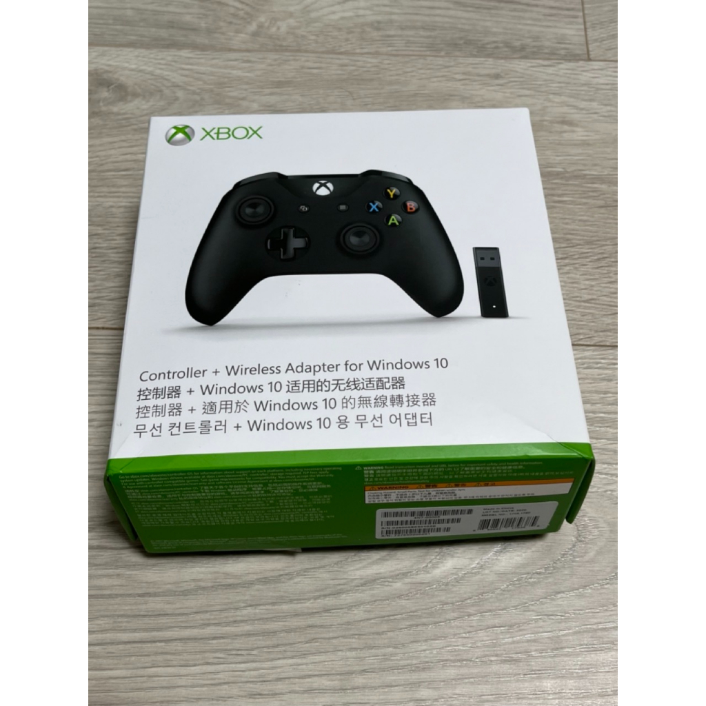 Xbox 無線控制器 磨砂黑 + Windows 10專用無線轉接器套組