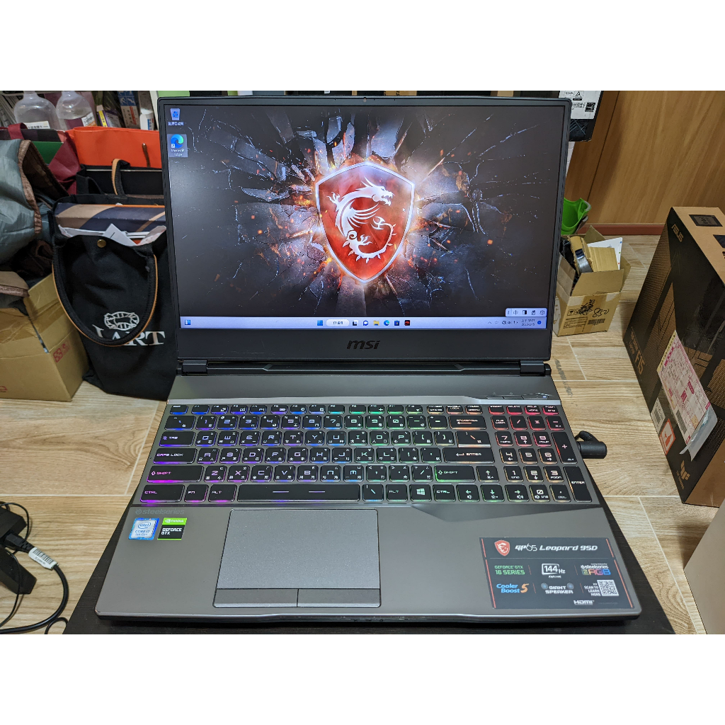 Msi GP65 Leopard 9SD i7-8750H/GTX1660Ti/雙硬碟 (微星電競筆電