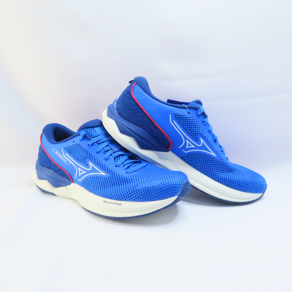 Mizuno WAVE REVOLT 3 男款 J1GC238103 一般型 慢跑鞋 藍【iSport愛運動】