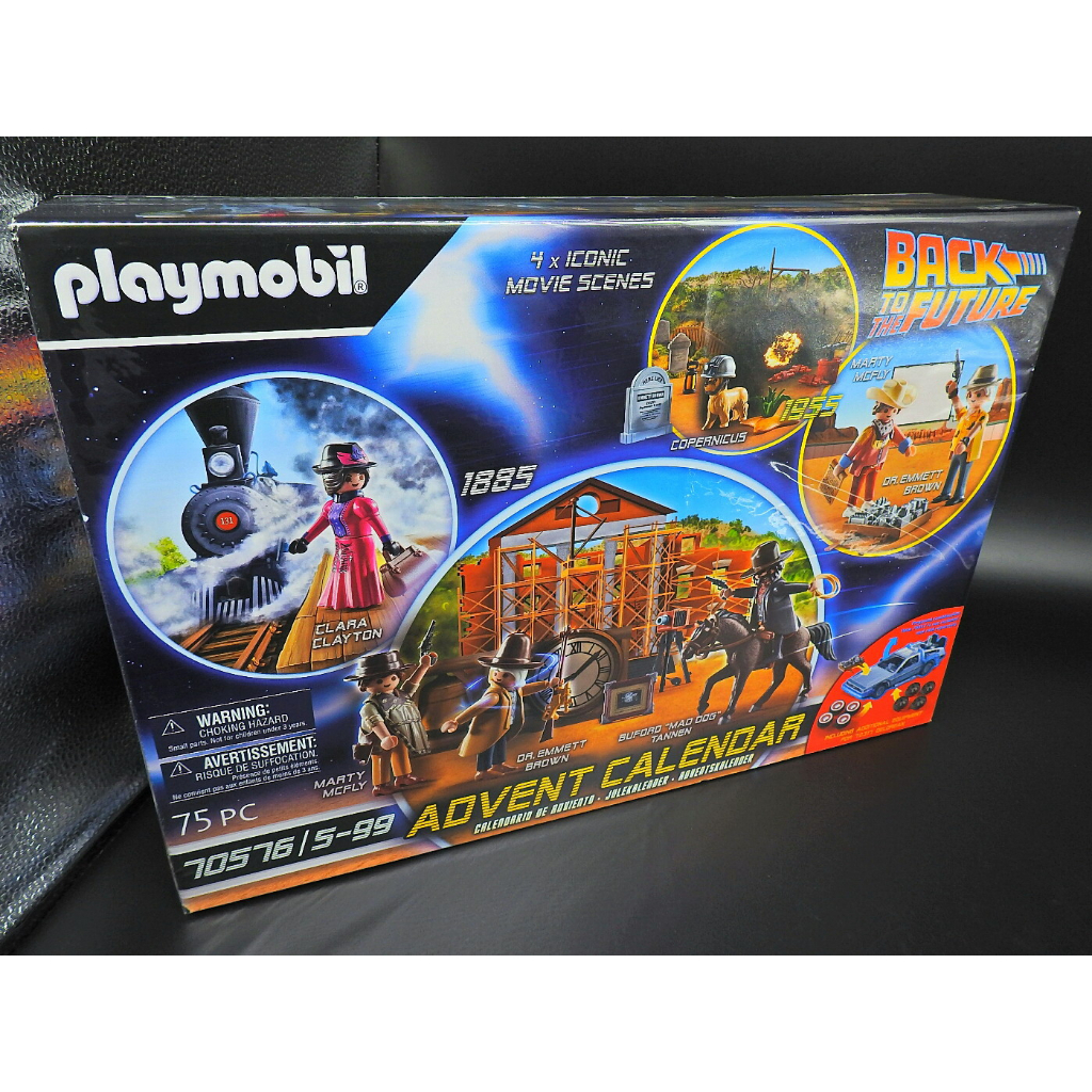 Playmobil 70576 摩比 回到未來 III 降臨曆 聖誕倒數驚喜月曆 西部場景 A96