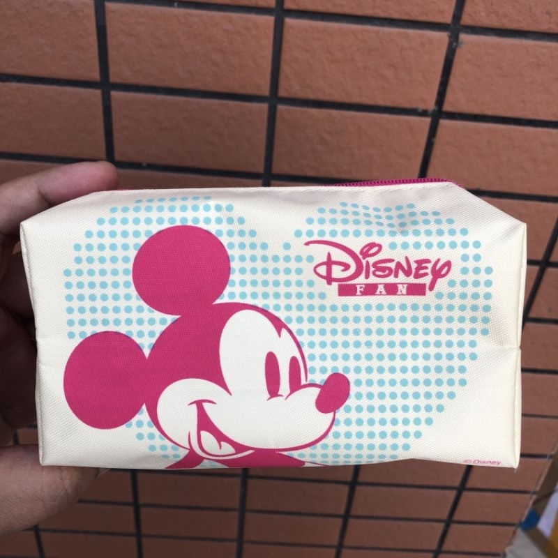 [特價出清] 迪士尼 disney 米奇 米妮 筆袋 鉛筆盒 化妝包 帆布包