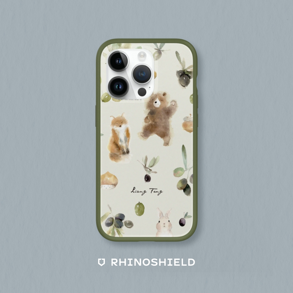 犀牛盾 適用iPhone Mod NX邊框背蓋手機殼|涼丰系列/橄欖與動物們