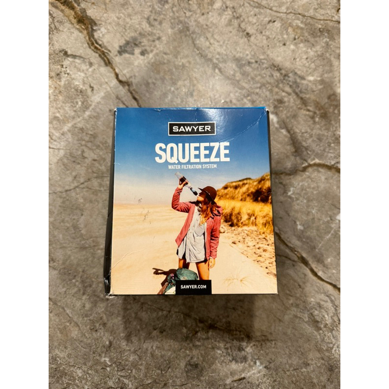 [全新但盒子損傷]Sawyer Squeeze SP129 大流量多功能濾水器盒裝組