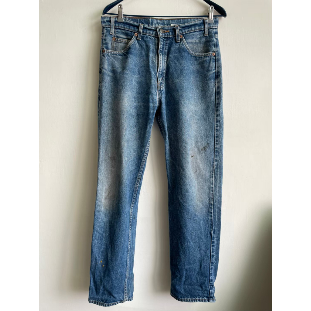 【二手】LEVIS 古著 老褲 505 Levi's 牛仔褲 單寧 橘標