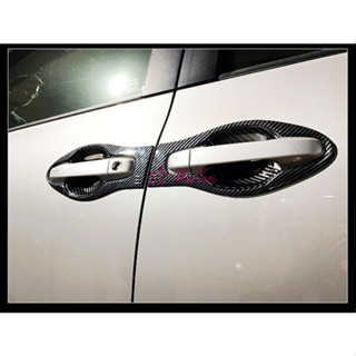 ☆偉宸W C☆豐田 TOYOTA SIENTA 專用 碳纖門碗 水轉印外門碗 碳纖紋外門碗 防刮外門碗 大門碗 防刮